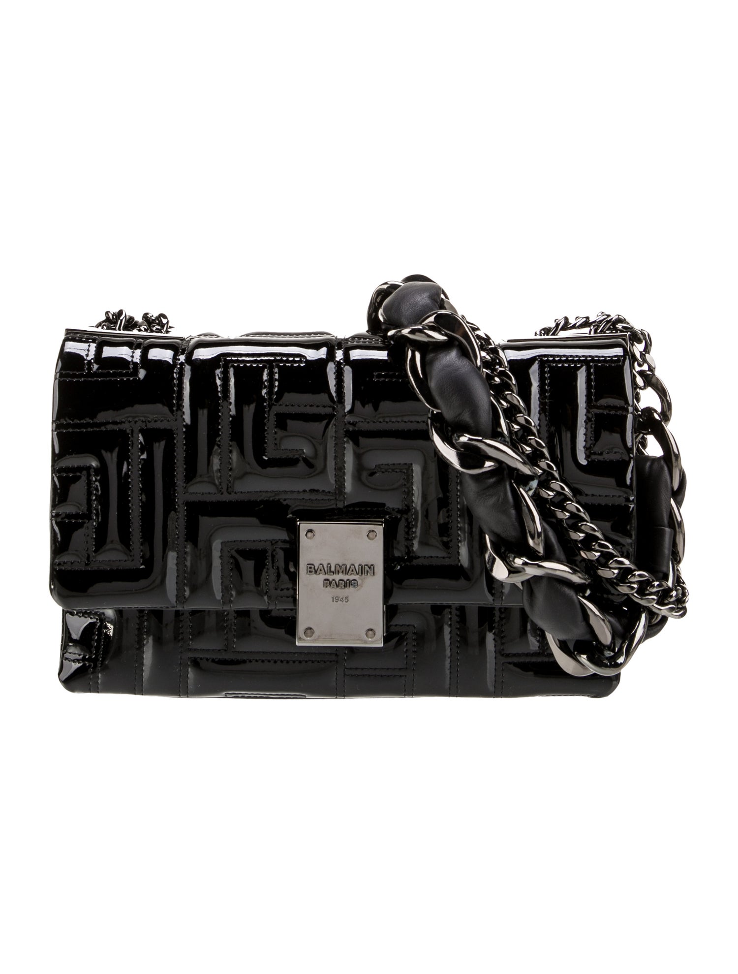 Balmain Leather bag strap - Black Bag Accessories