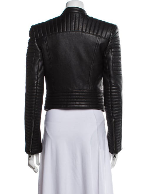 Balmain Leather Biker Jacket