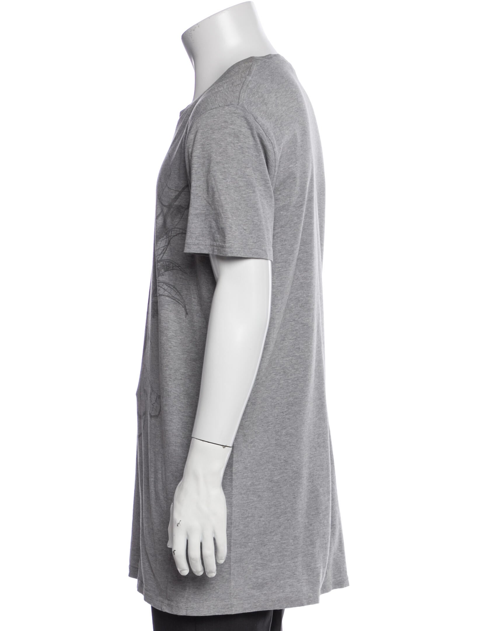 Balmain Printed Crew Neck T-Shirt