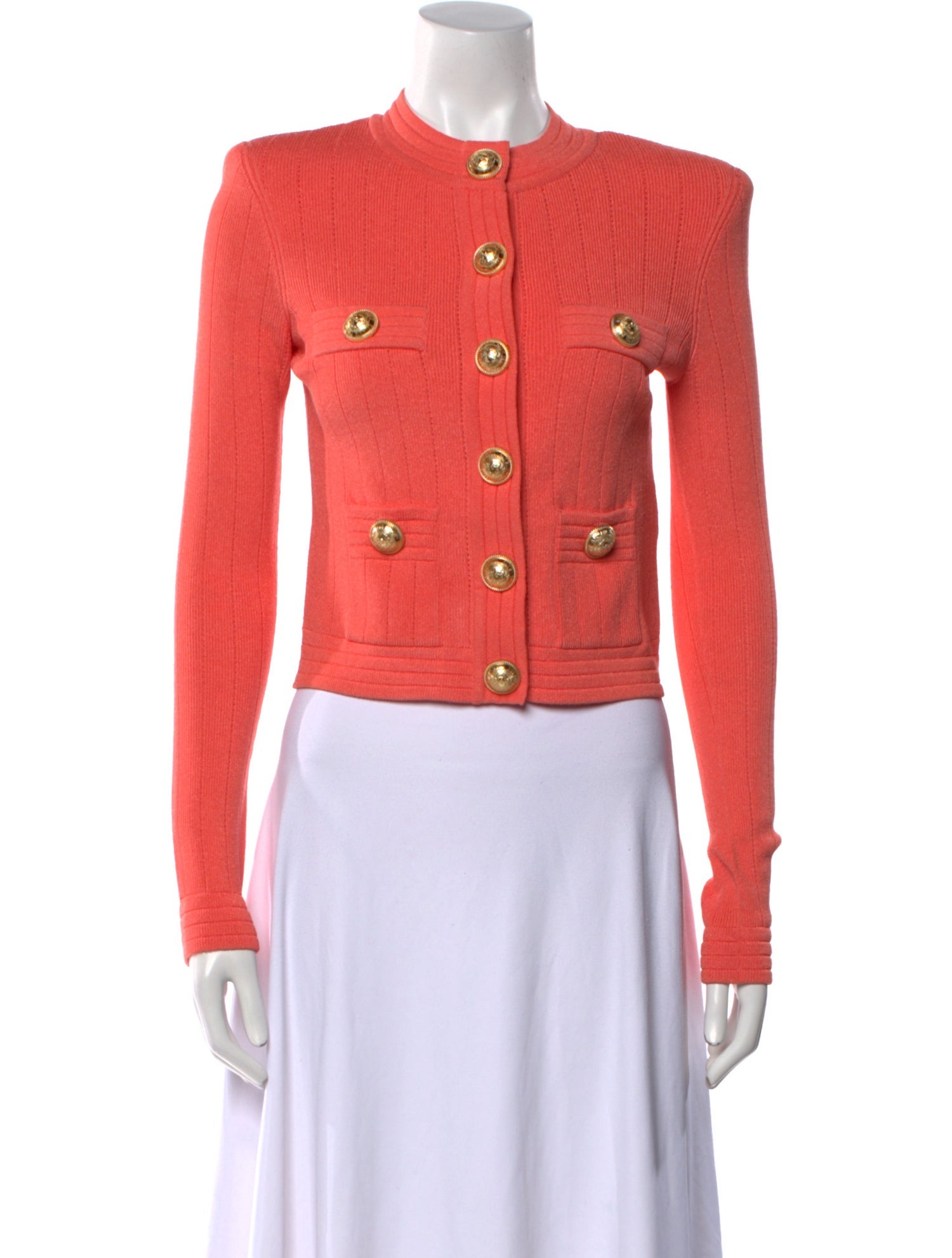 Balmain Silk Crew Neck Sweater