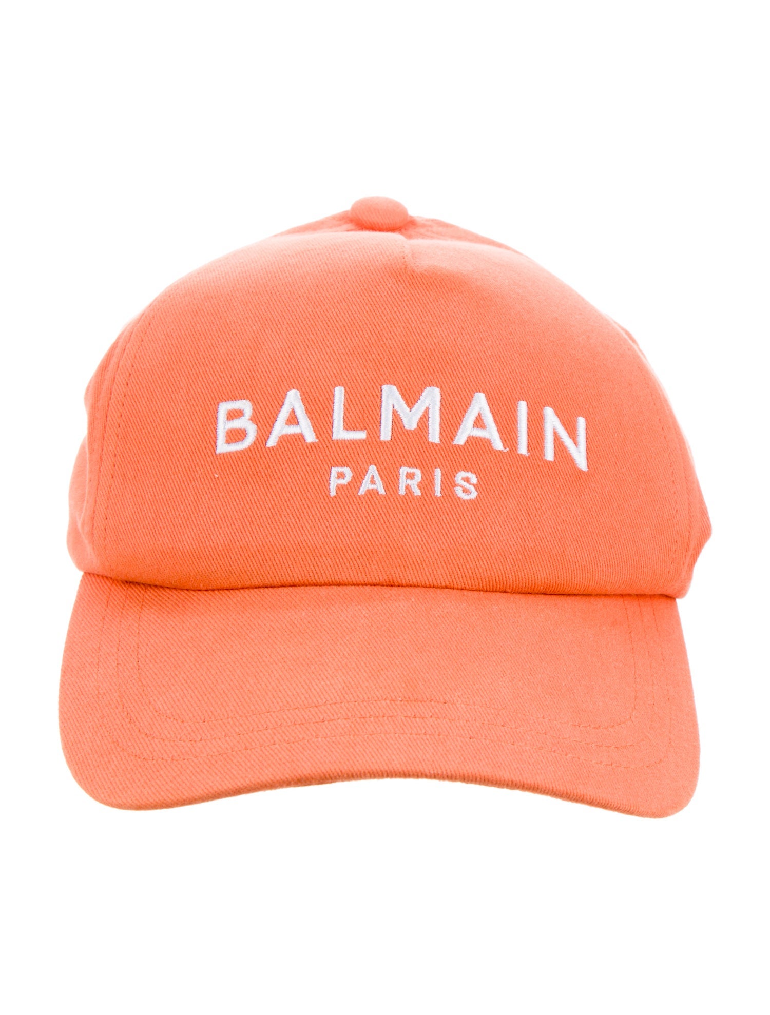 Balmain Graphic Print Baseball Cap