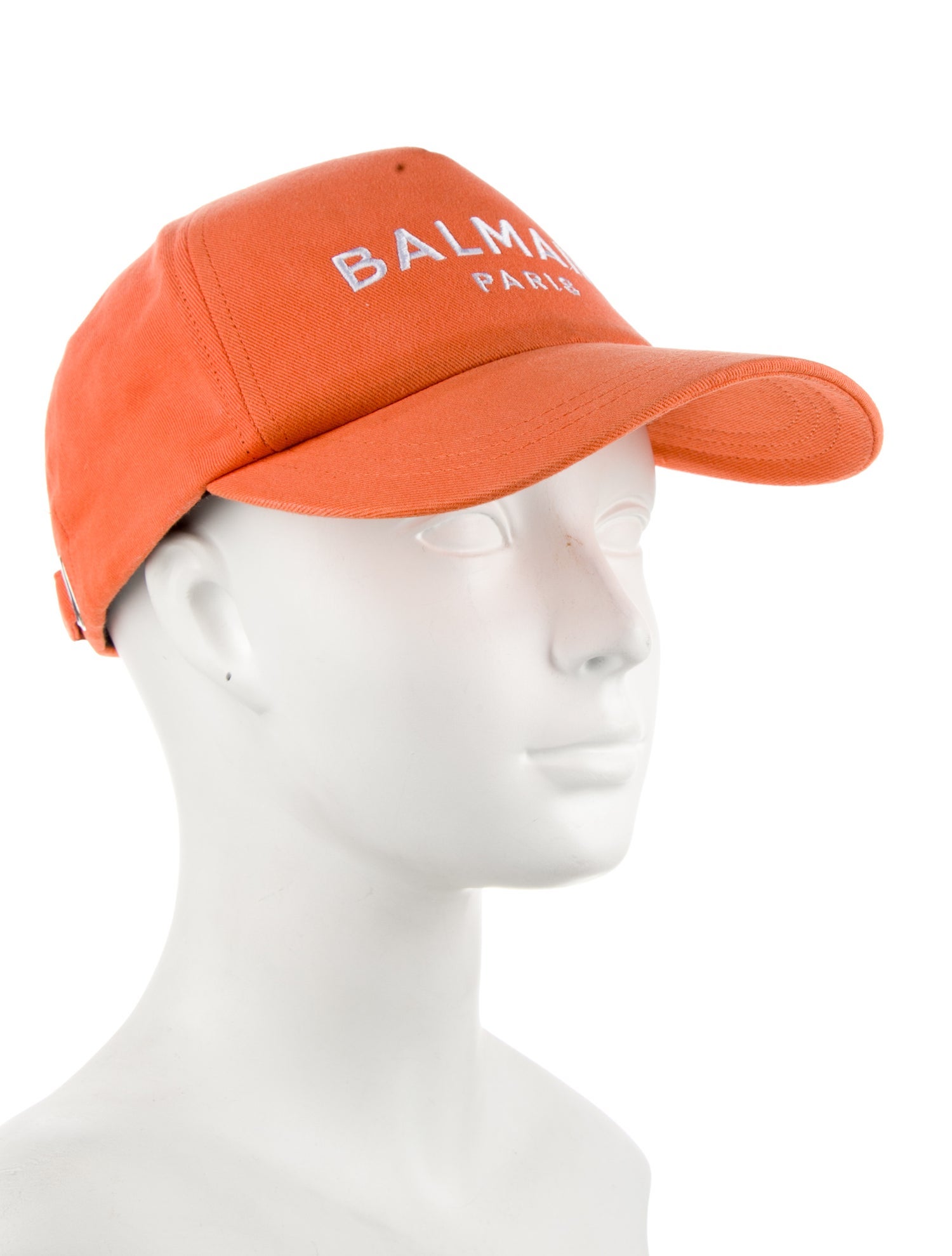 Balmain Graphic Print Baseball Cap