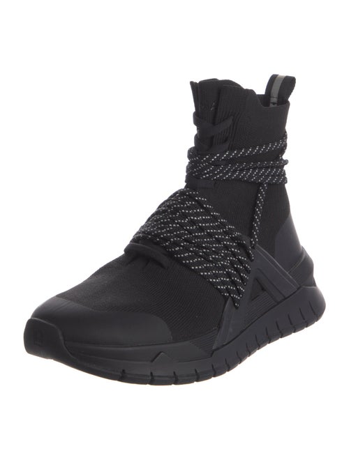 Balmain Mesh Accents Sock Sneakers