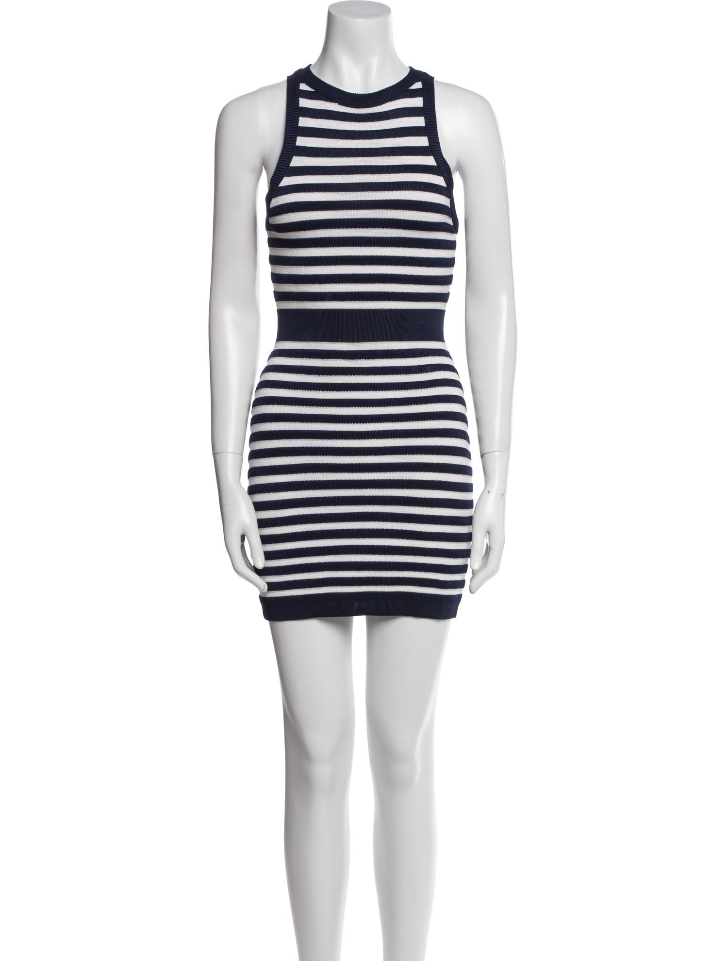 Balmain Striped Mini Dress