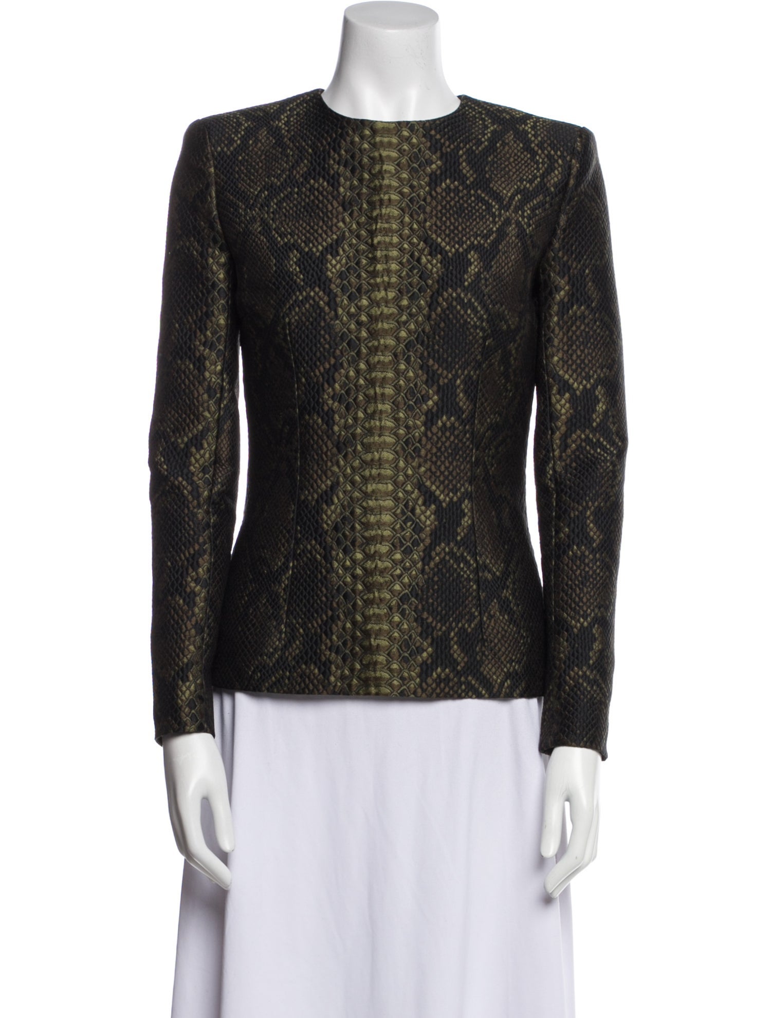 Balmain Animal Print Evening Jacket