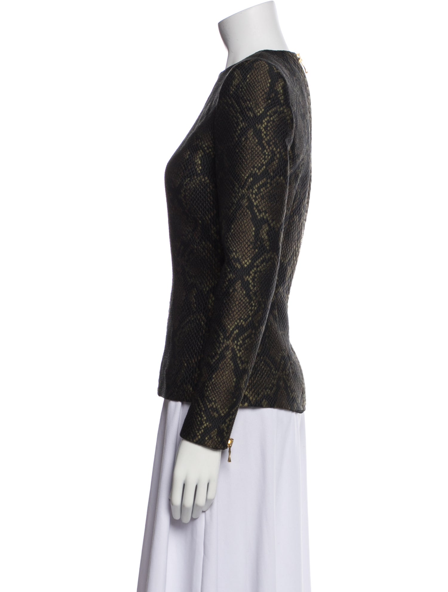 Balmain Animal Print Evening Jacket