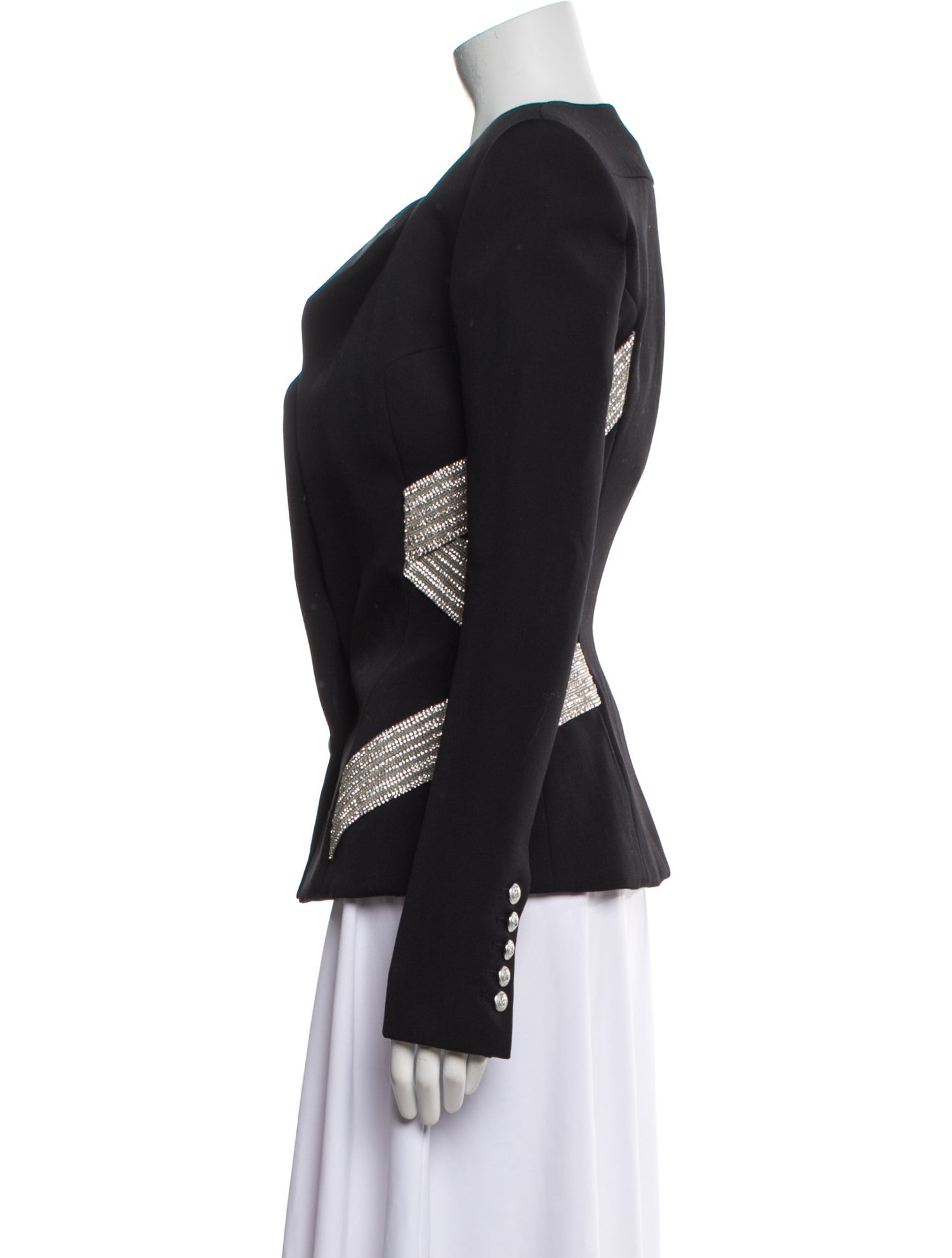 Balmain Wool Printed Evening Jacket w/ Tags