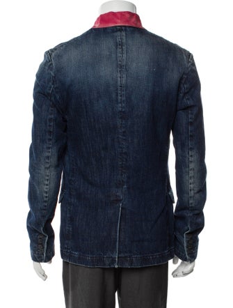 Balmain Printed Denim Jacket