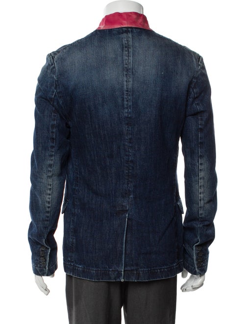 Balmain Printed Denim Jacket