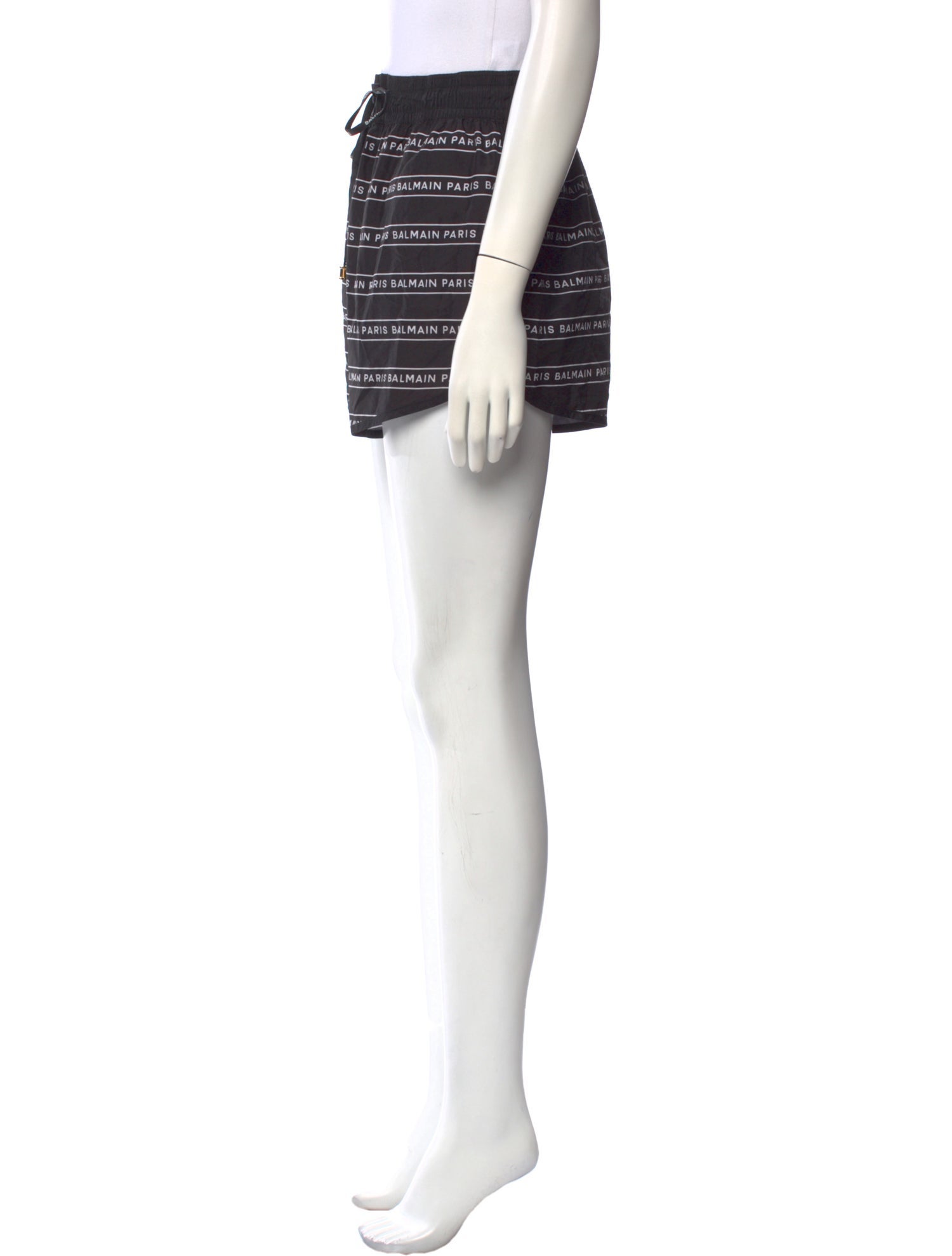 Balmain Printed Mini Shorts