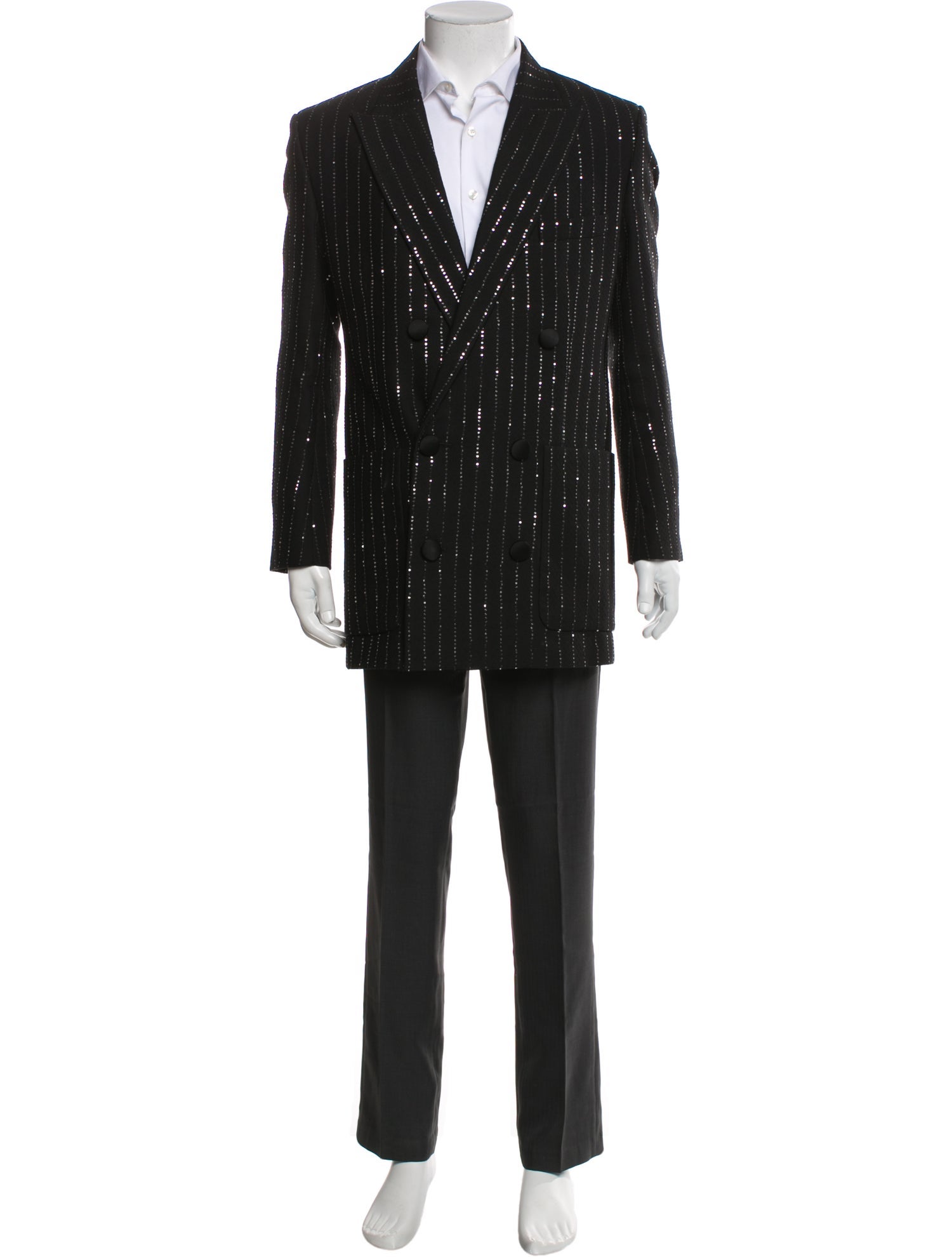 Balmain Virgin Wool Striped Blazer