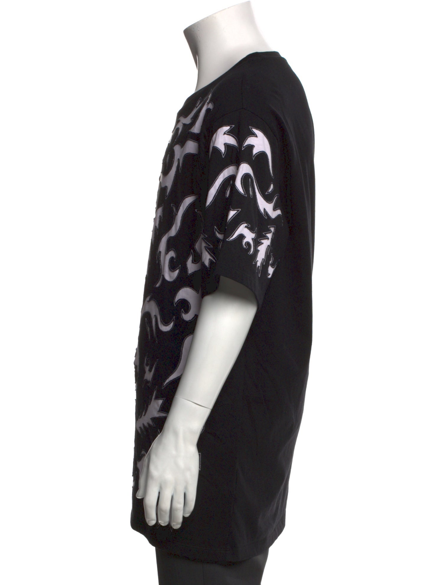 Balmain Graphic Print Crew Neck T-Shirt