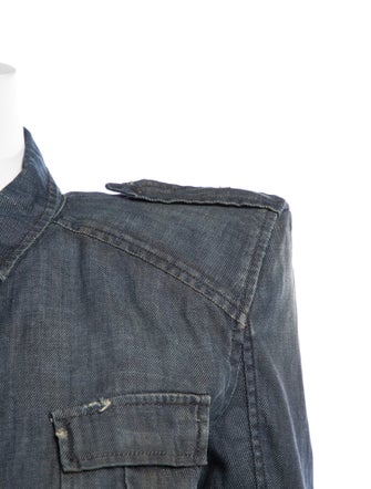 Balmain Long Sleeve Button-Up Top