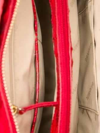 Brahmin Leather Top Handle Bag