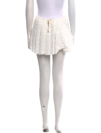 Balmain Sequin Embellishments Mini Skirt