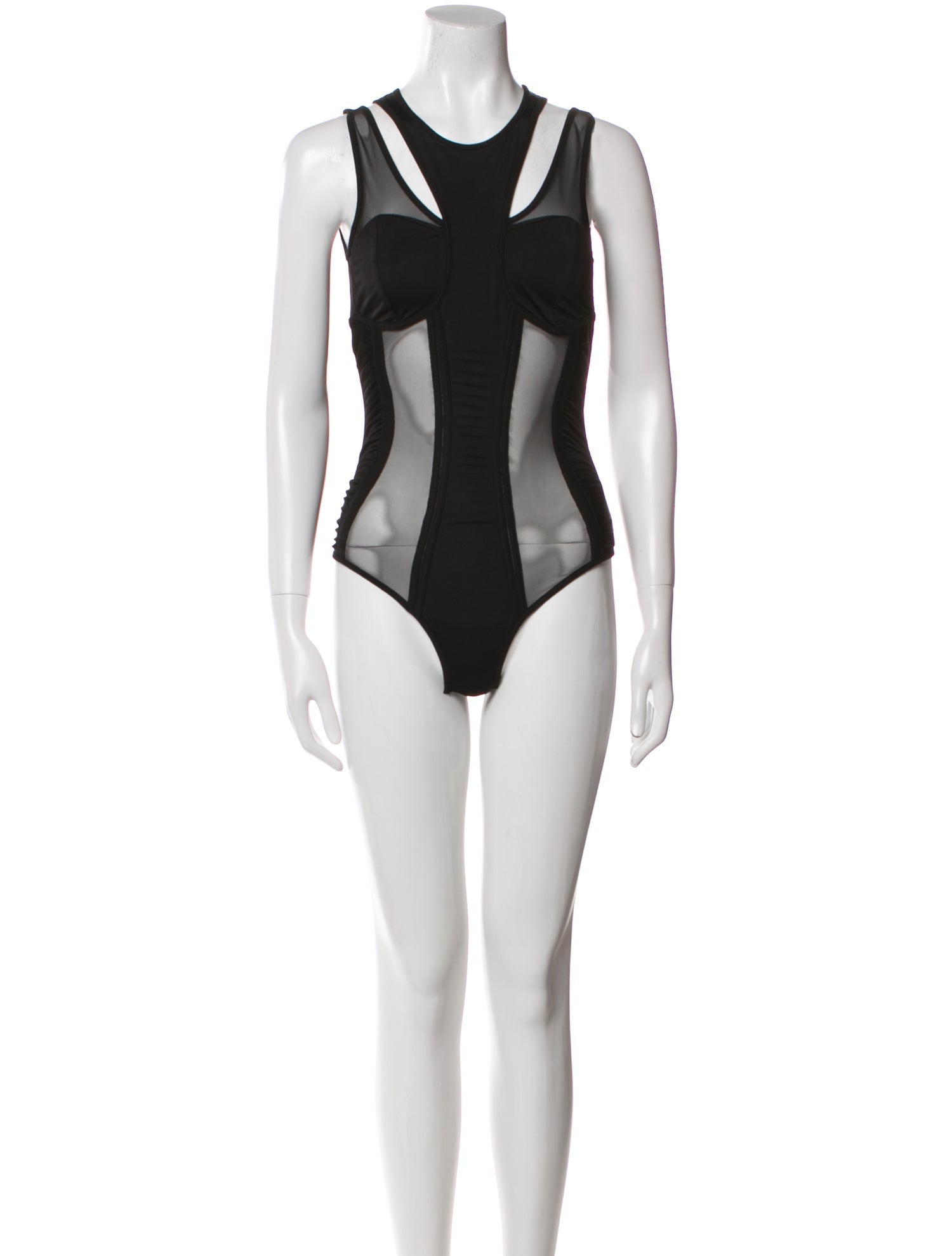 Balmain Crew Neck Sleeveless Bodysuit w/ Tags