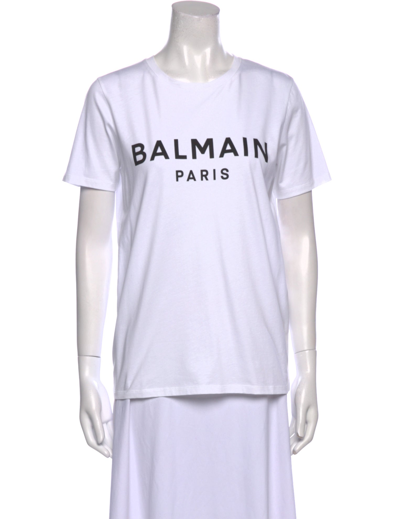 Balmain Graphic Print Crew Neck T-Shirt