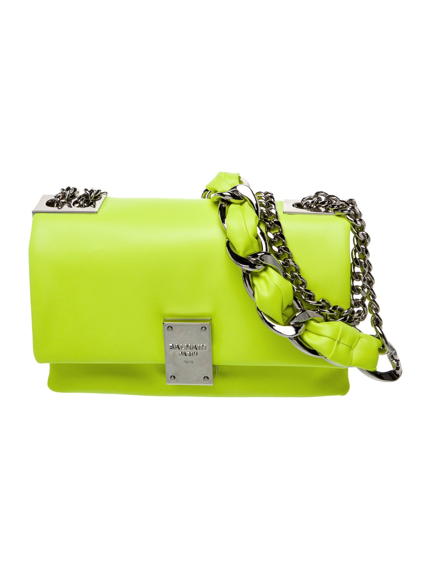 Balmain Leather Shoulder Bag