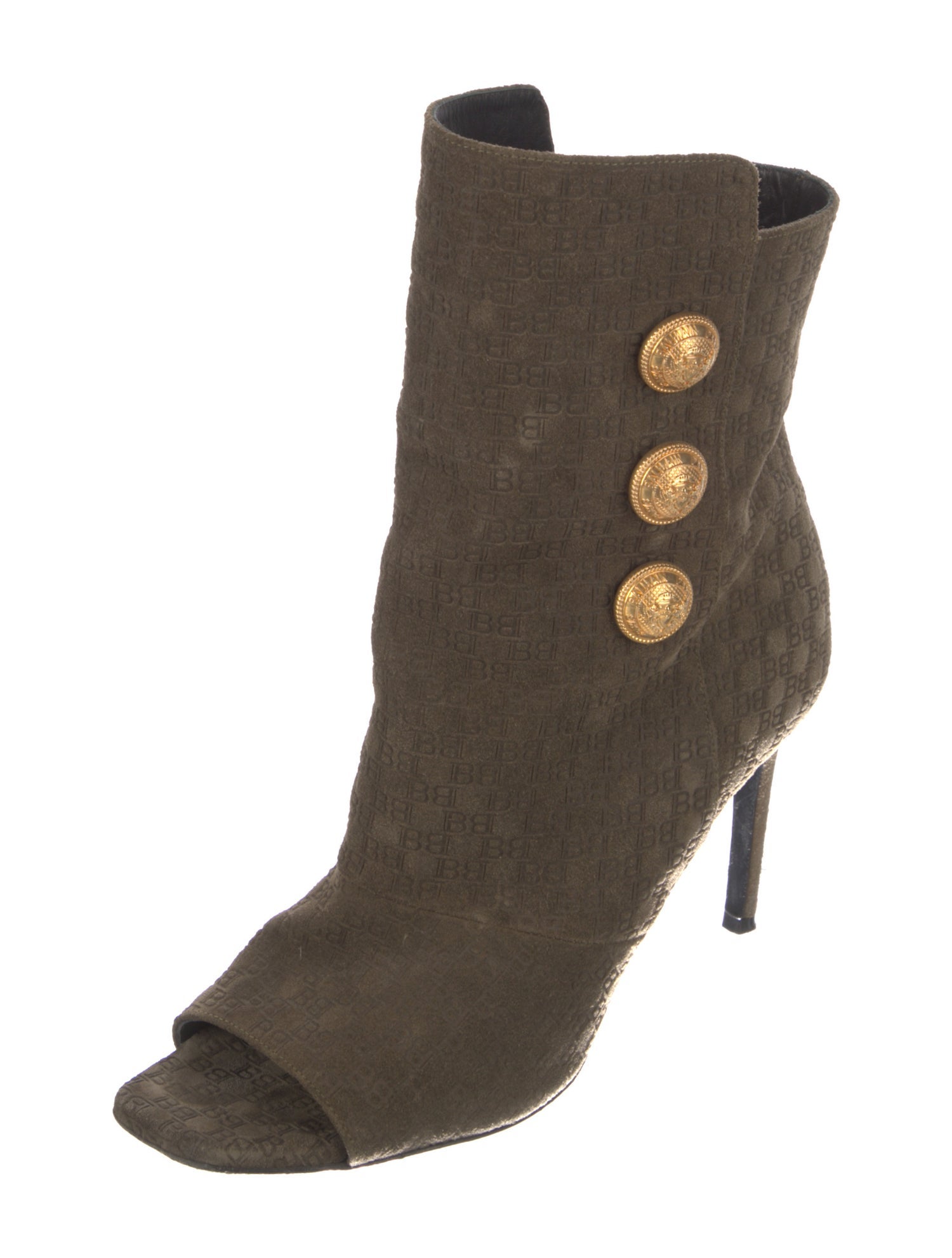 Balmain Suede Boots