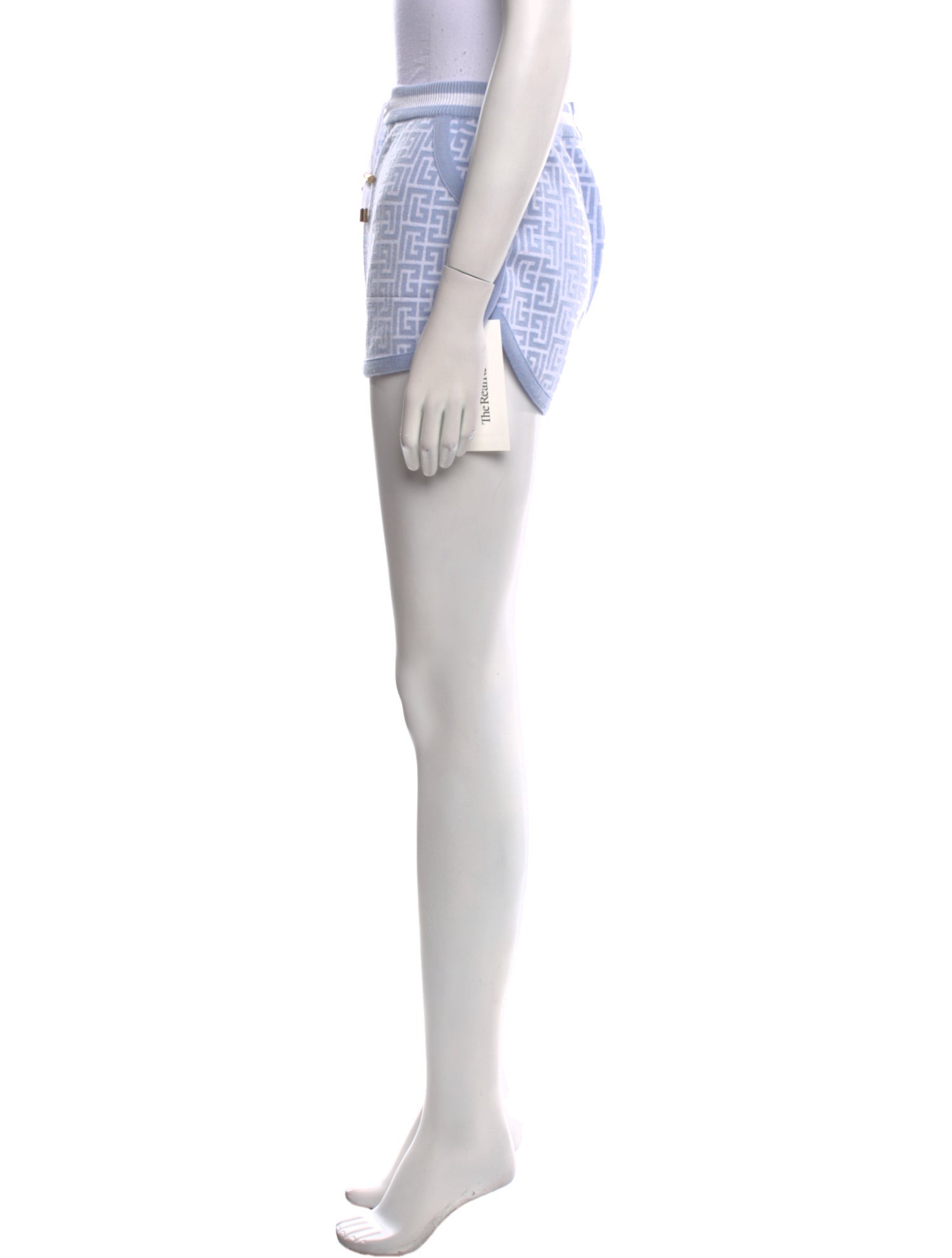 Balmain Merino Wool Mini Shorts