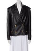 Balmain Leather Biker Jacket