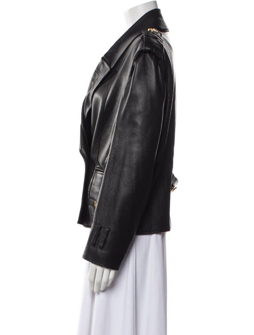 Balmain Leather Biker Jacket