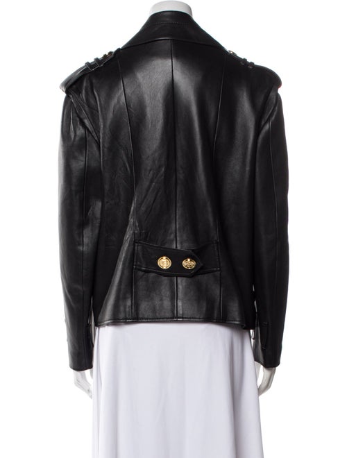 Balmain Leather Biker Jacket