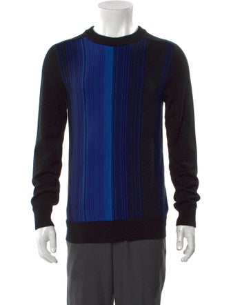 Balmain Striped Crew Neck Pullover
