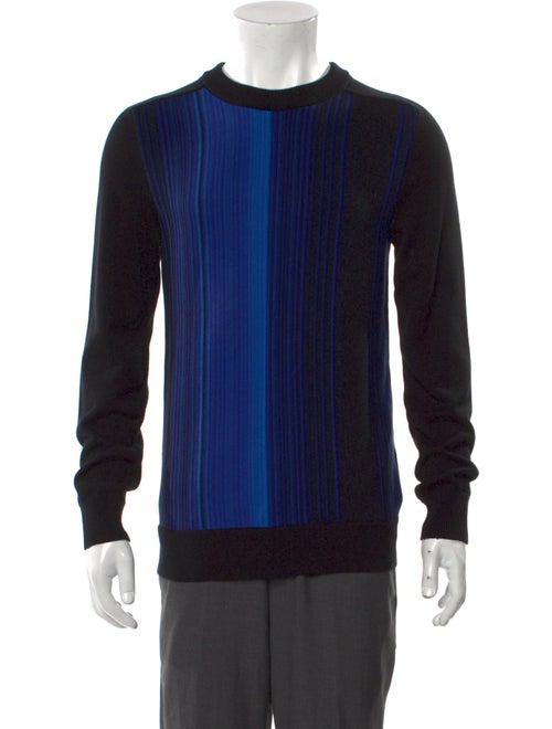 Balmain Striped Crew Neck Pullover