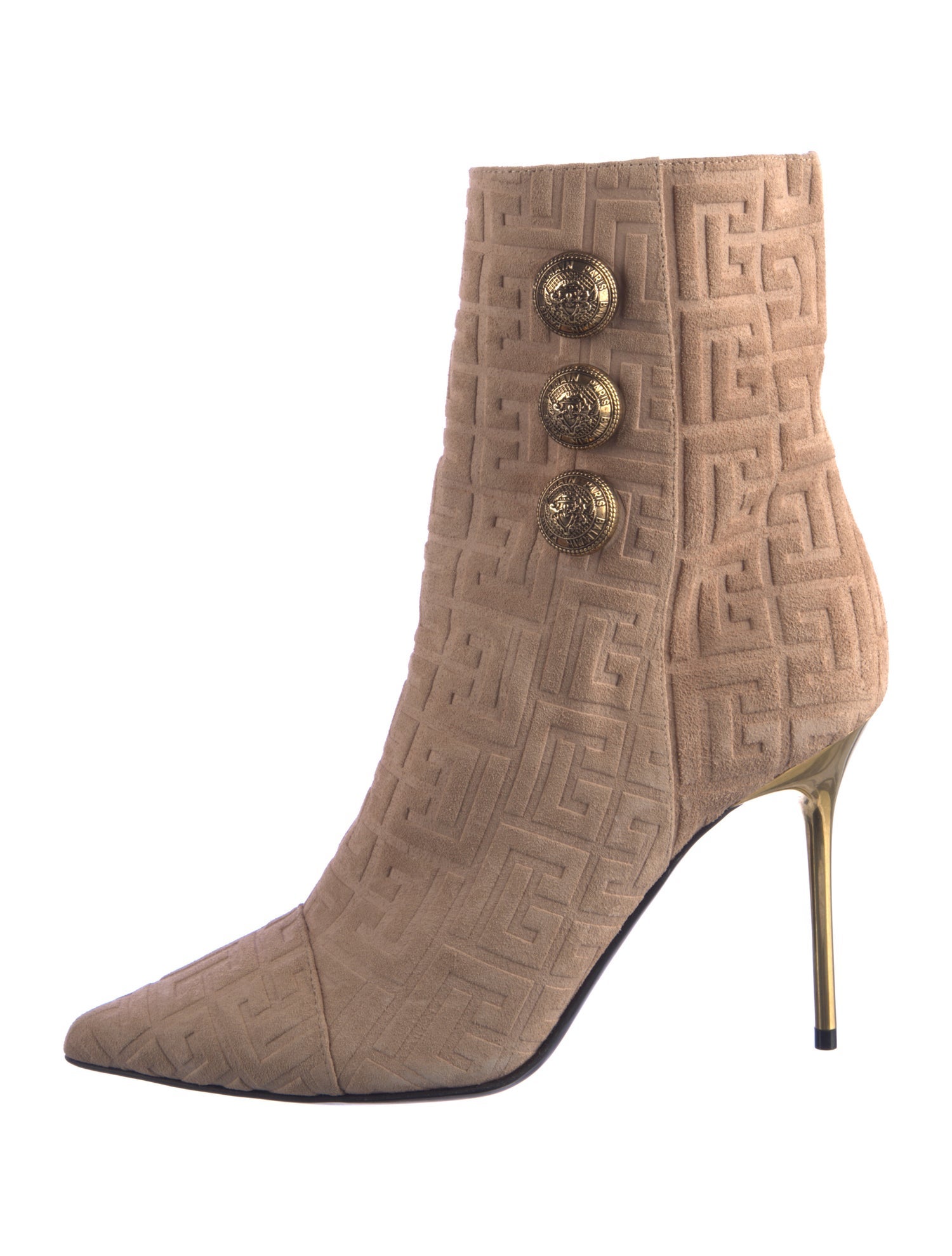 Balmain Suede Sock Boots