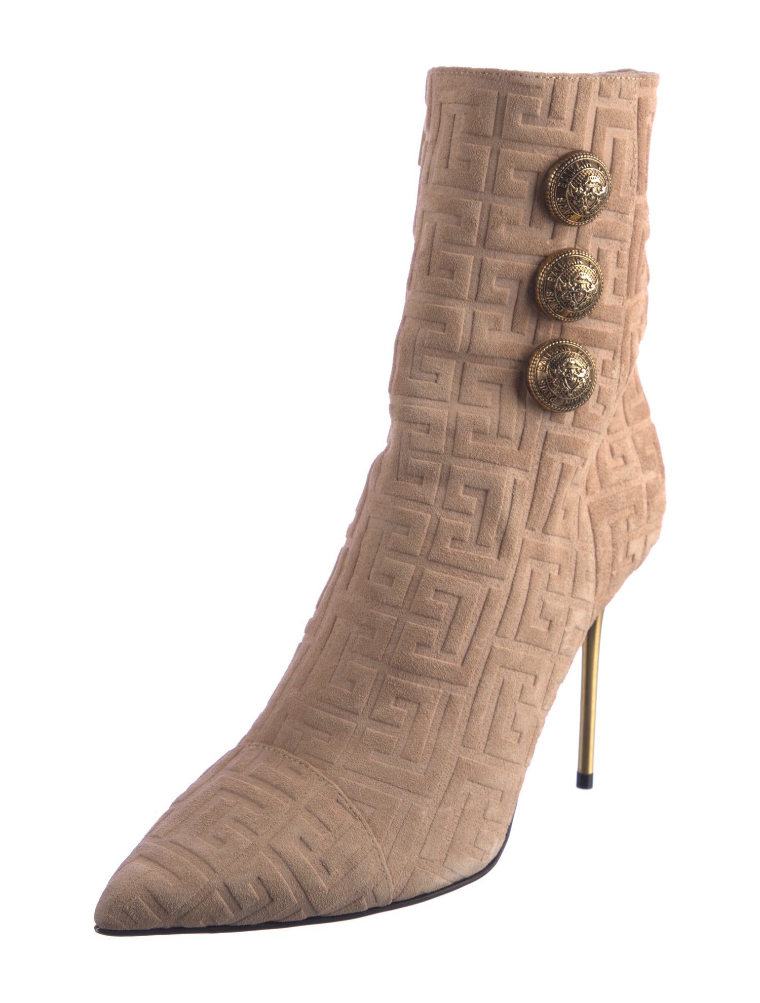 Balmain Suede Sock Boots