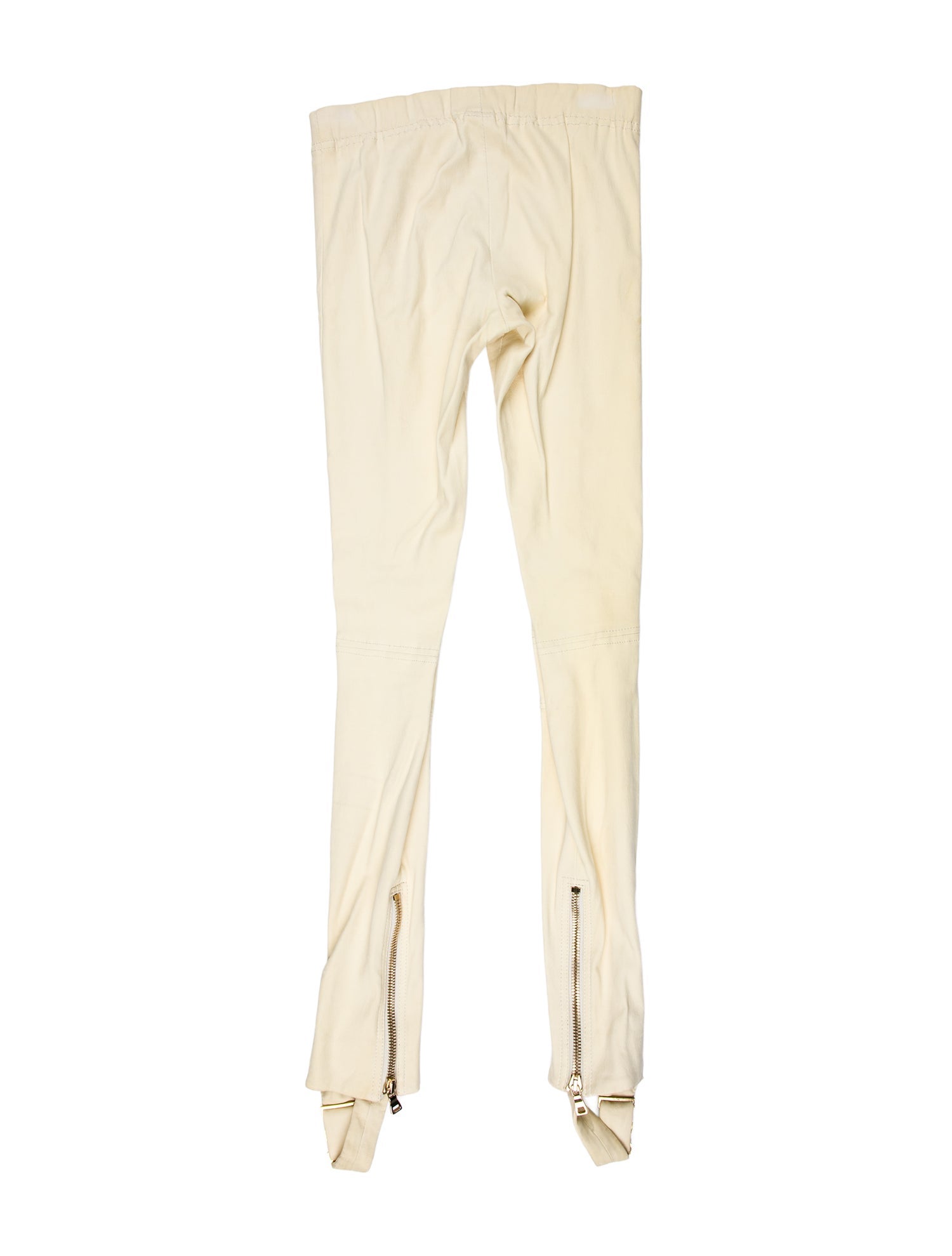 Balmain Lambskin Skinny Leg Pants
