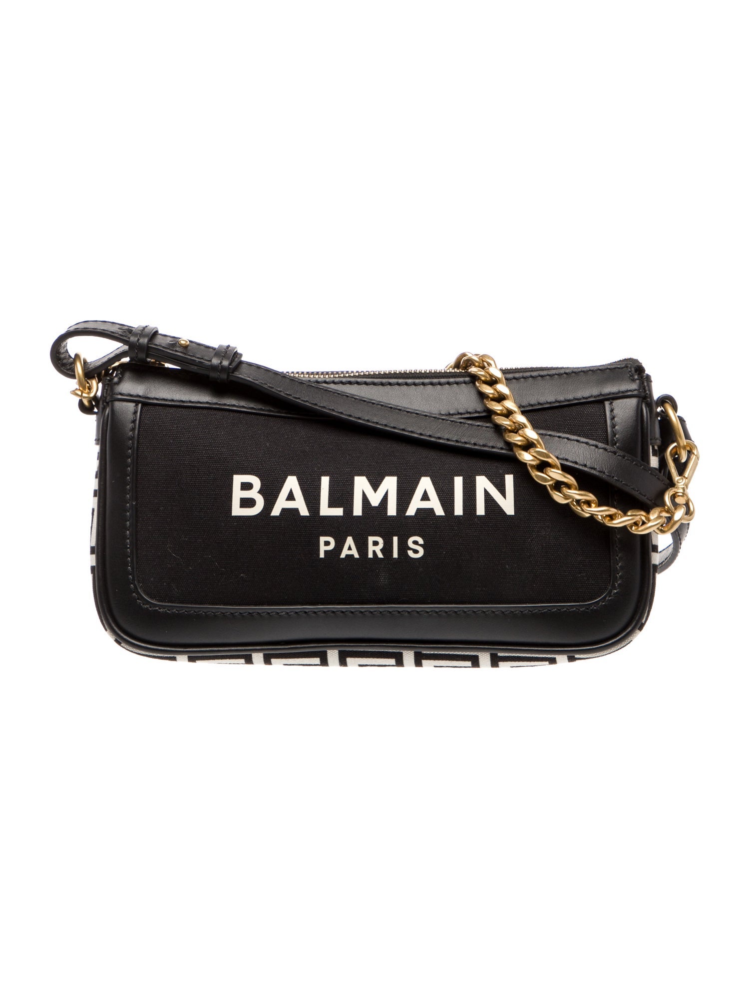 Balmain Canvas B-Army Shoulder Bag