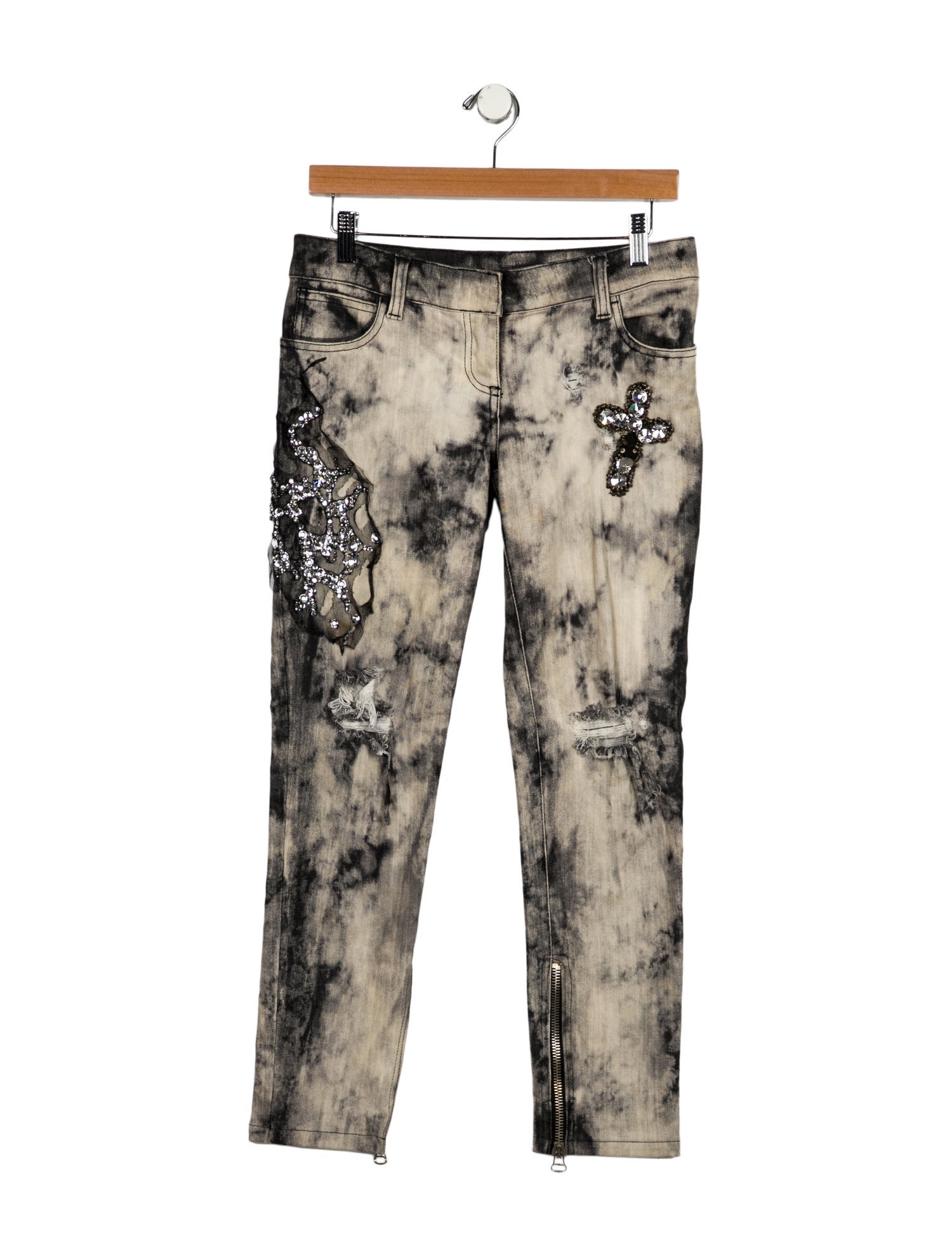 Balmain Low-Rise Straight Leg Jeans