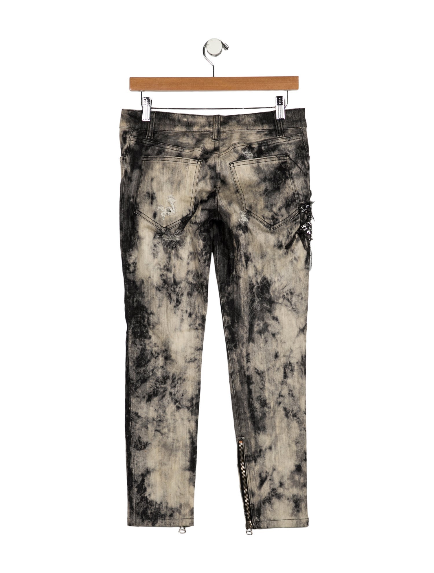 Balmain Low-Rise Straight Leg Jeans