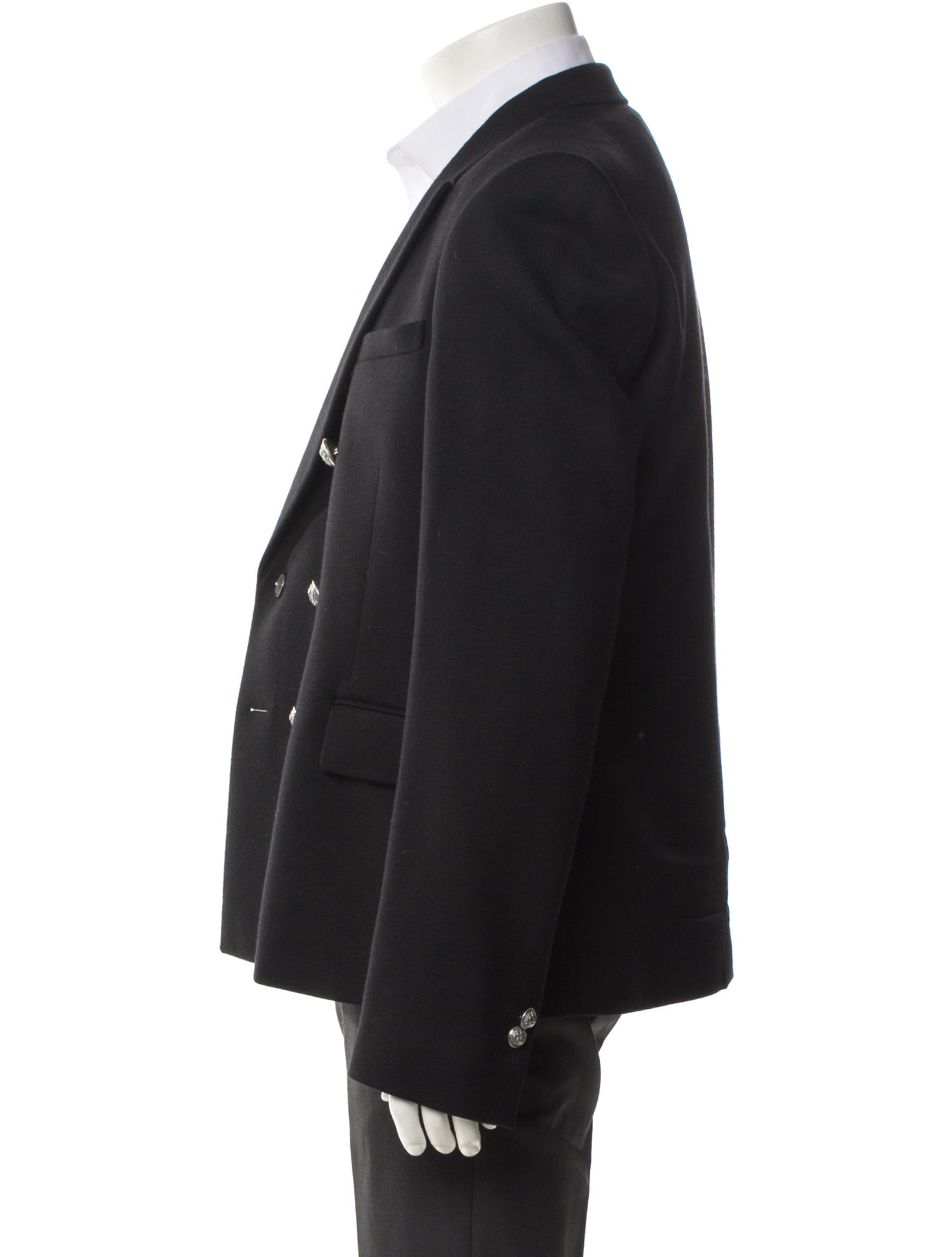 Balmain Wool Peacoat
