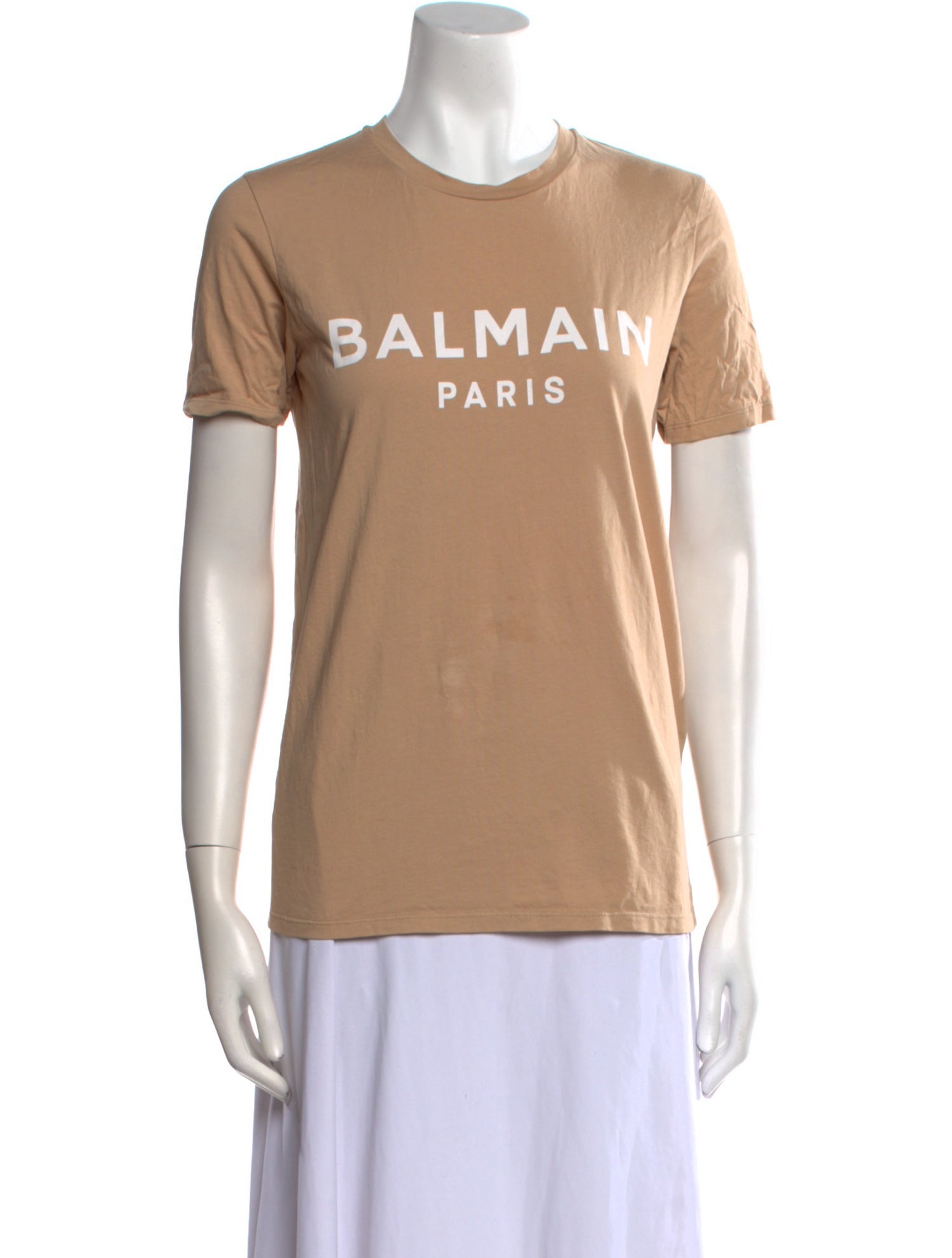 Balmain Graphic Print Crew Neck T-Shirt w/ Tags