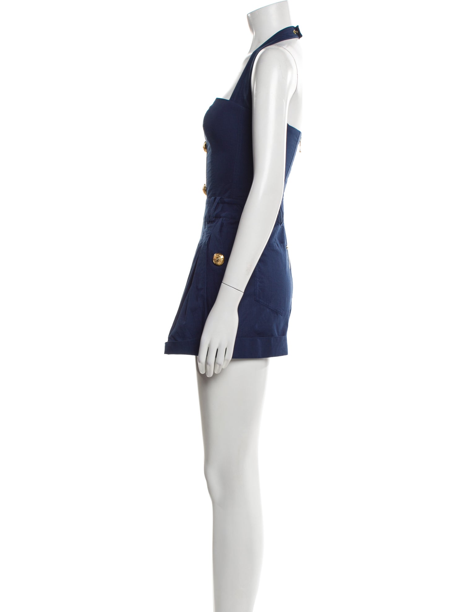 Balmain Square Neckline Romper