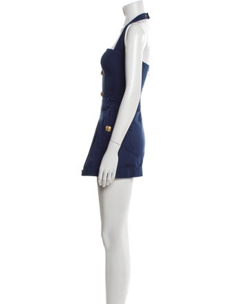 Balmain Square Neckline Romper