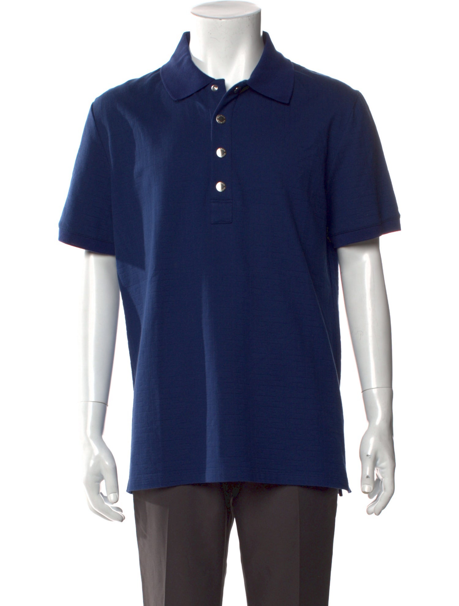 Balmain Collar Short Sleeve Polo Shirt