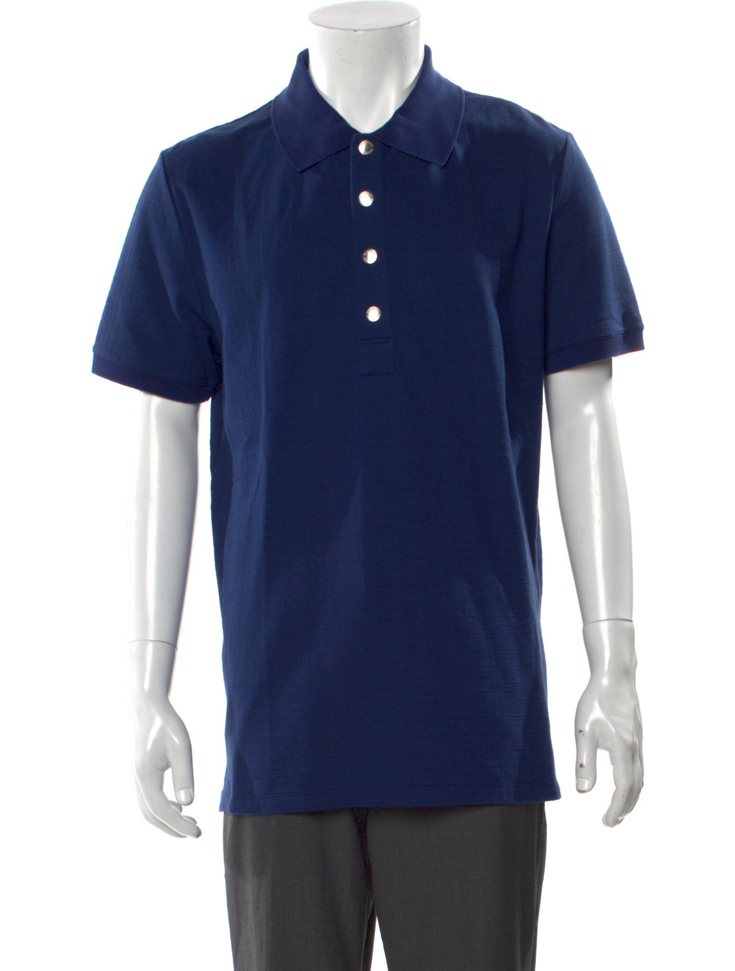 Balmain Collar Short Sleeve Polo Shirt