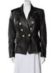Balmain Leather Blazer