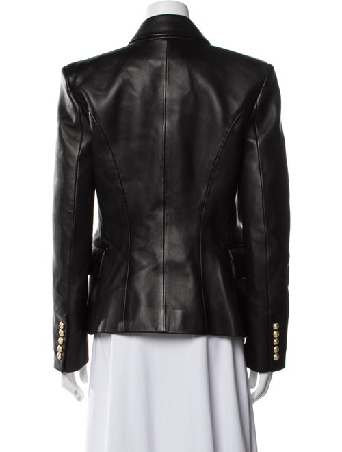 Balmain Leather Blazer