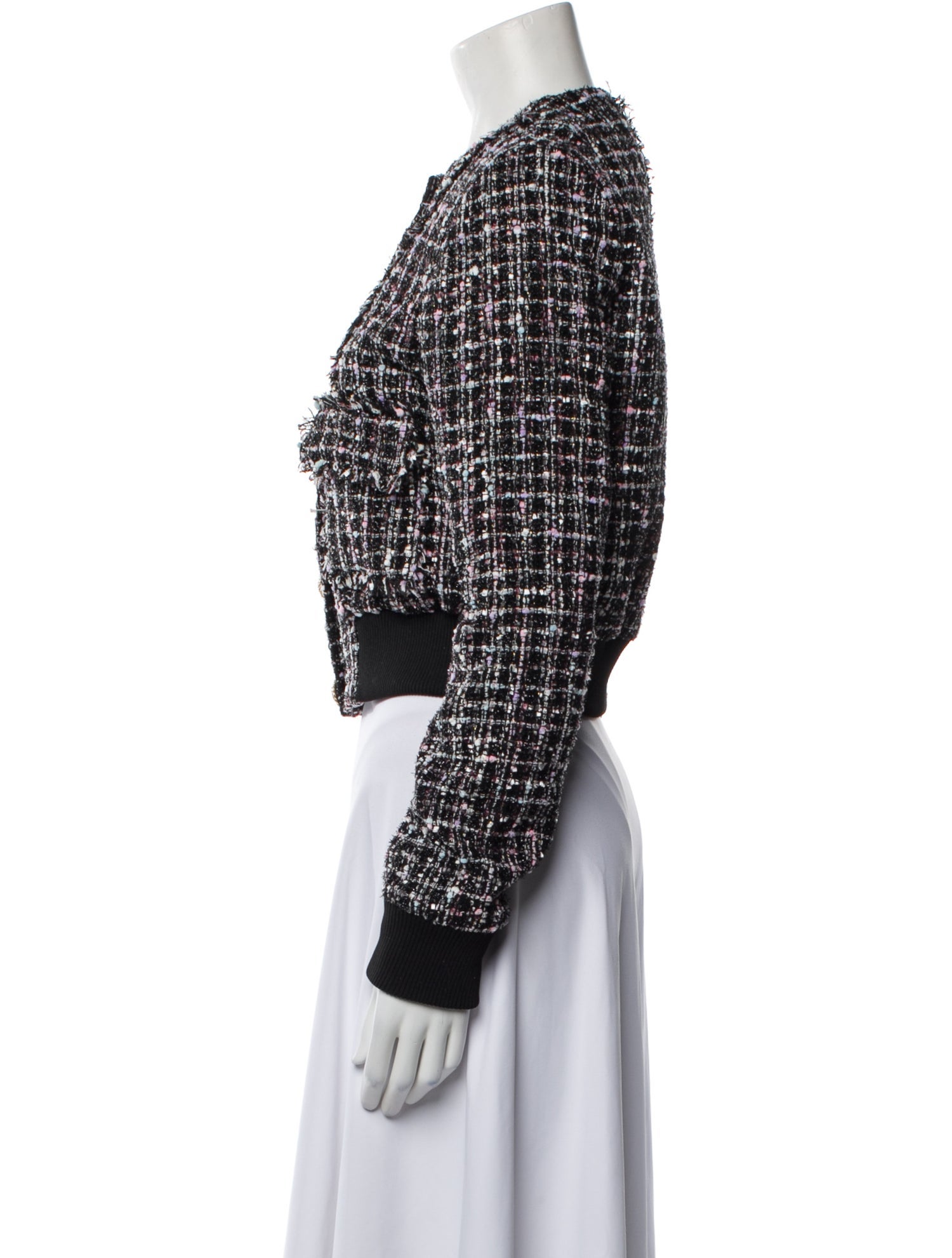 Balmain Tweed Pattern Evening Jacket