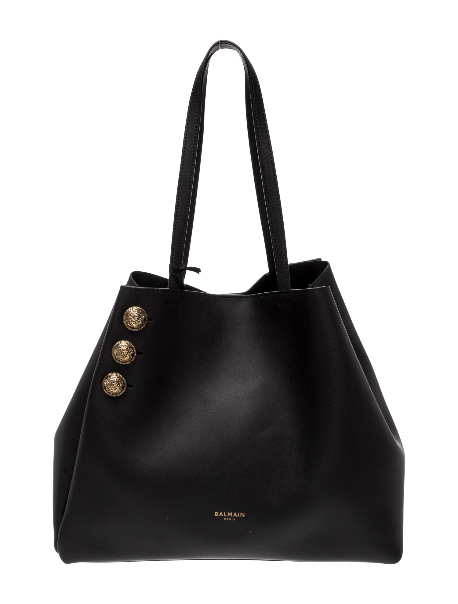 Balmain Leather Shoulder Bag