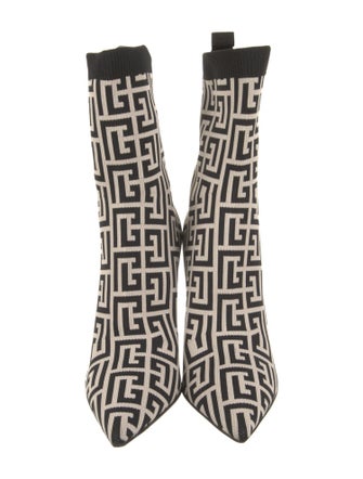 Balmain Printed Sock Boots