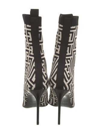 Balmain Printed Sock Boots