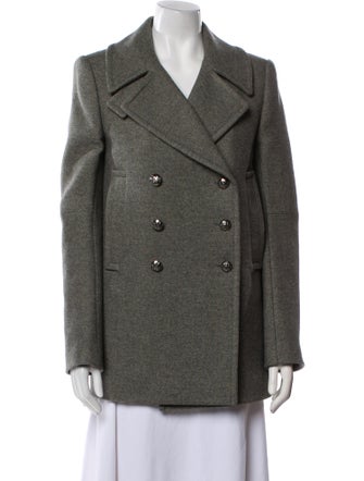 Balmain Wool Peacoat