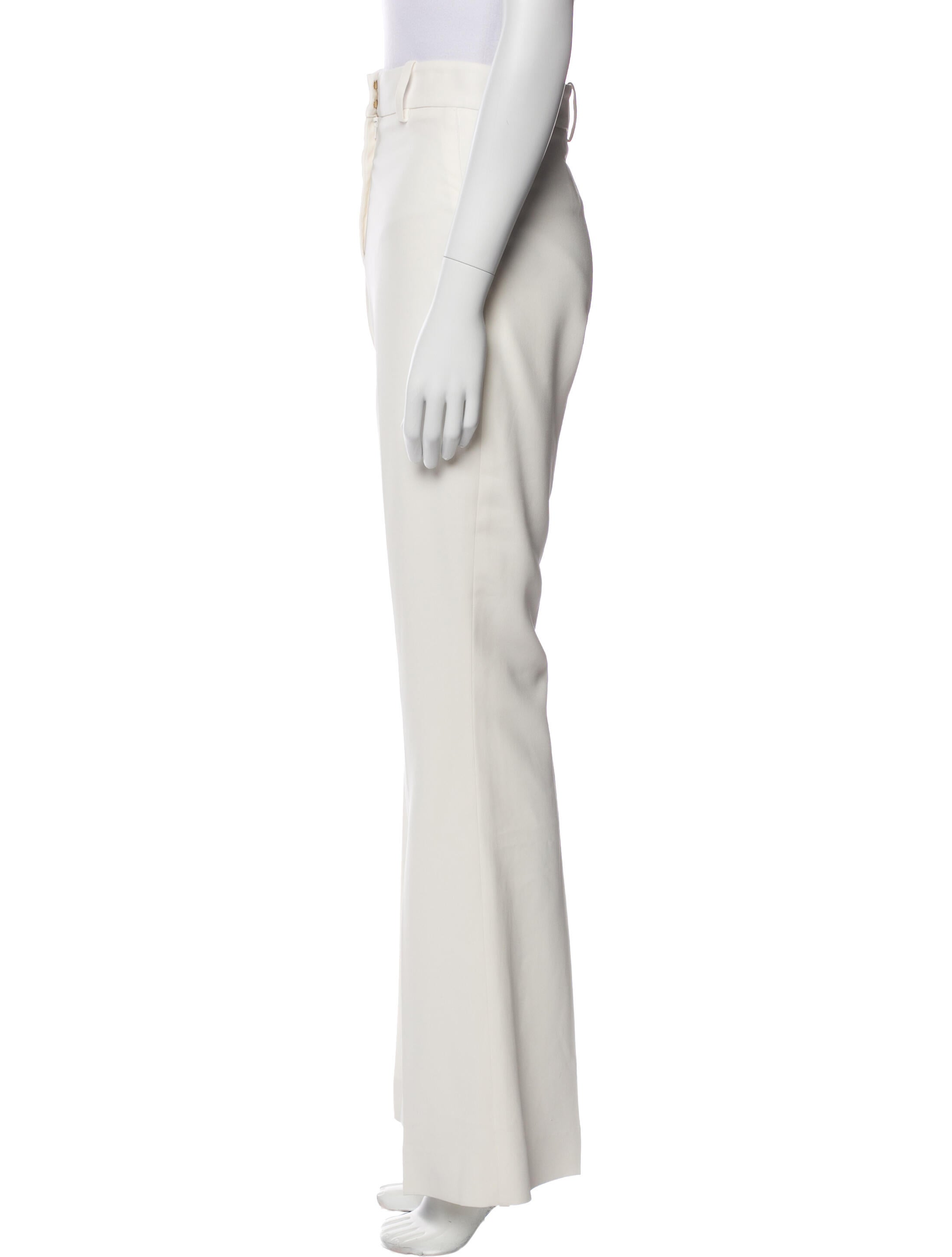 Balmain Wool Wide Leg Pants