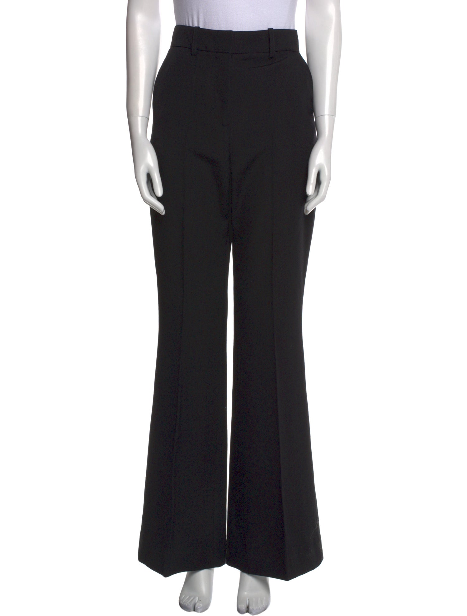 Balmain Virgin Wool Wide Leg Pants